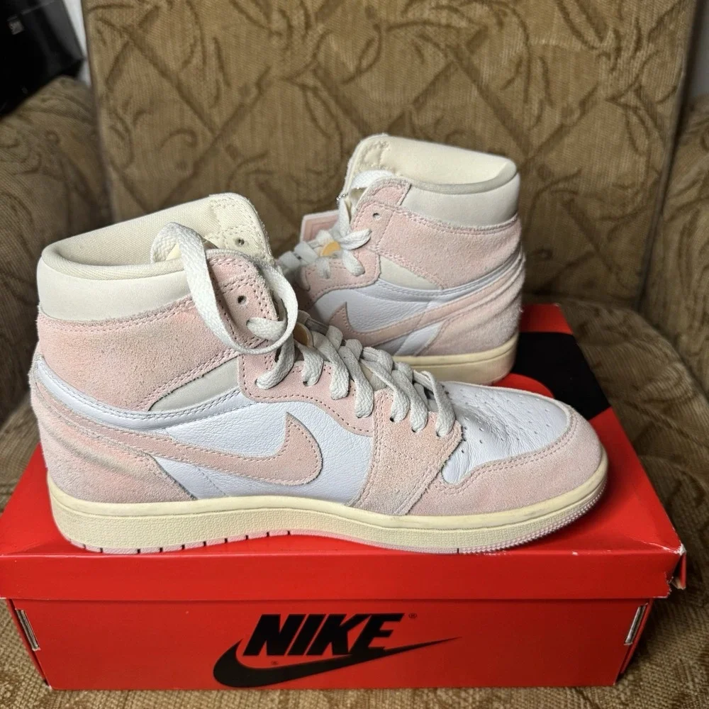 Nike Air Jordan 1 Retro Hi High Washed Pink FN5215-161 Women‎ Size 8